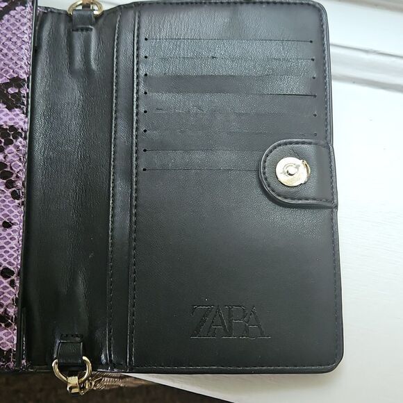 Zara Crossbody Faux Snakeskin Handbag - Picture 4 of 10